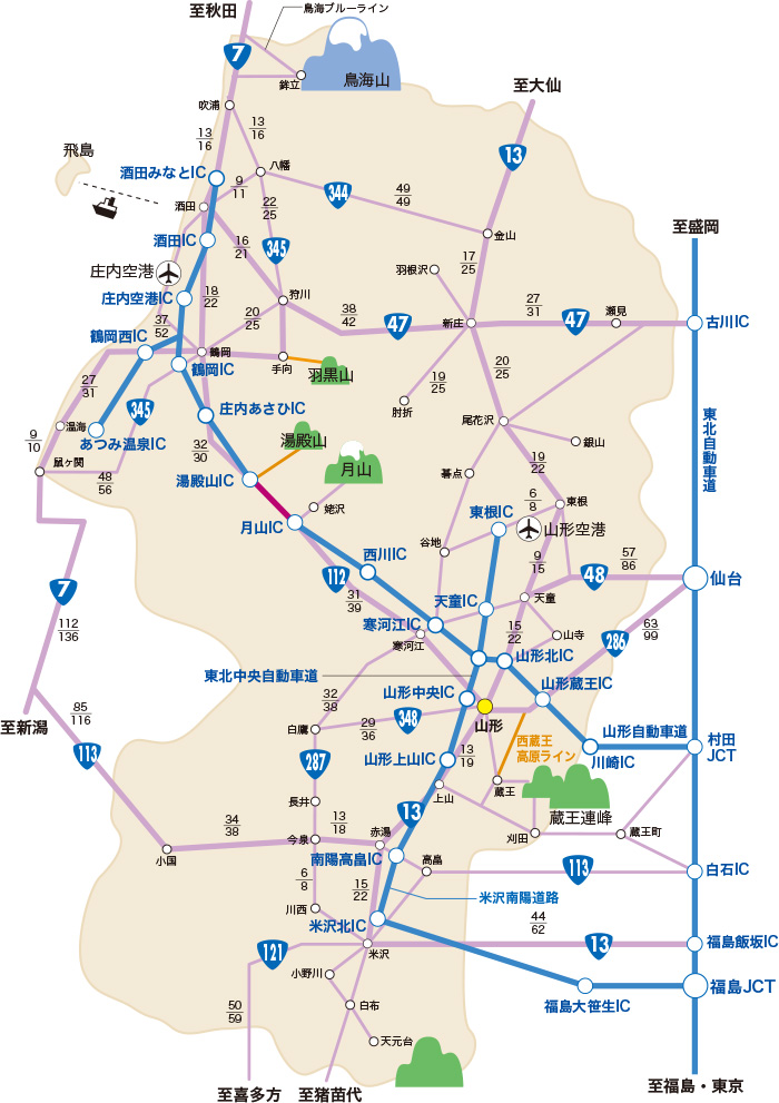 地図1-山形県全体図